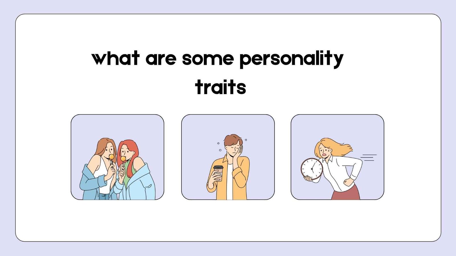 what are some personality traits