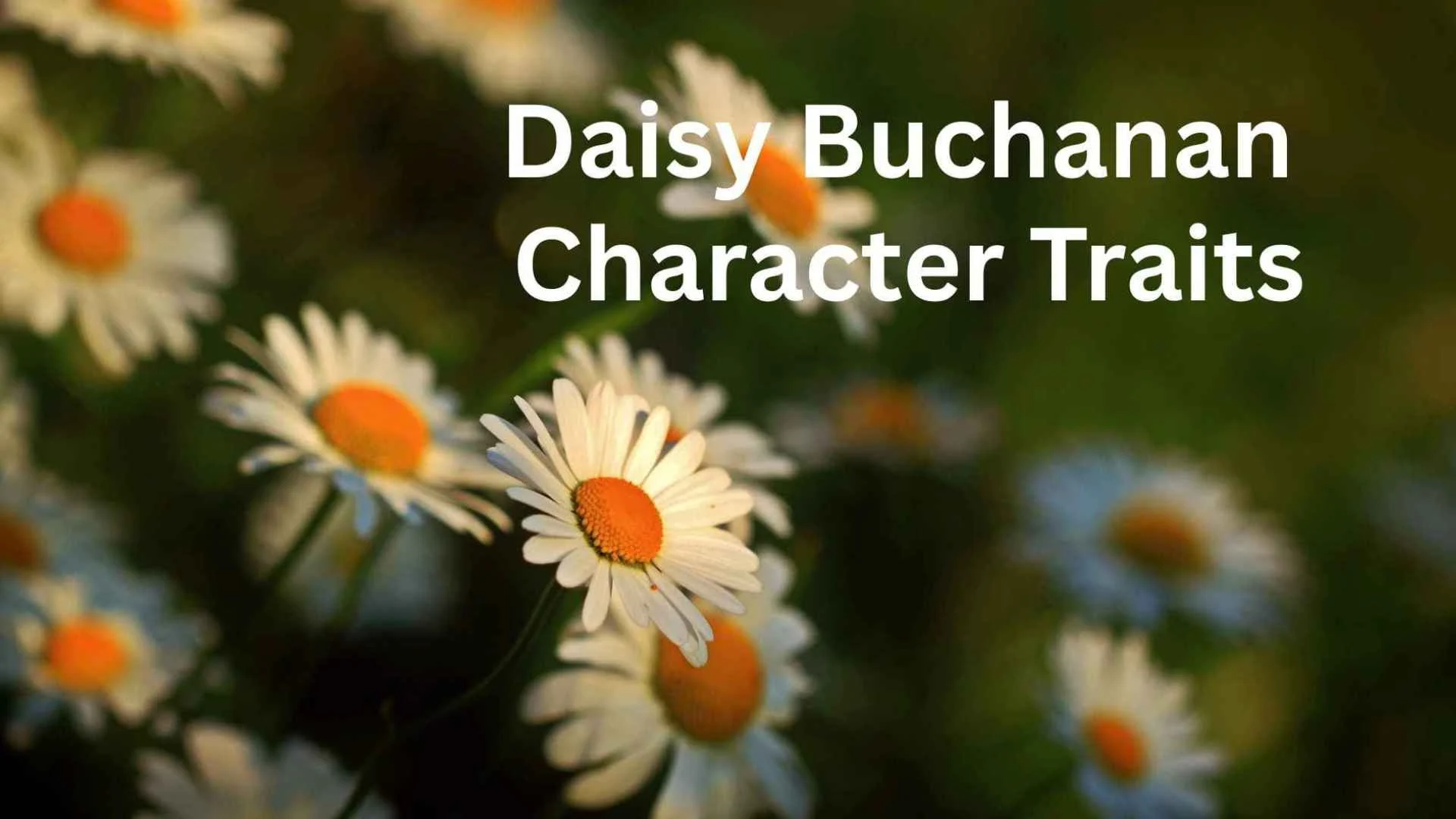 daisy buchanan character traits